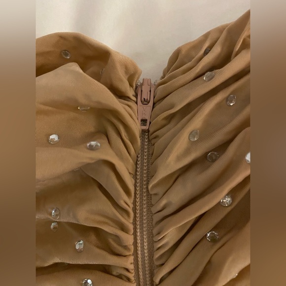 Alex Perry Crystal-embellished Off-The-Shoulder Cutout Twist Front Mini Dress - Picture 11 of 11